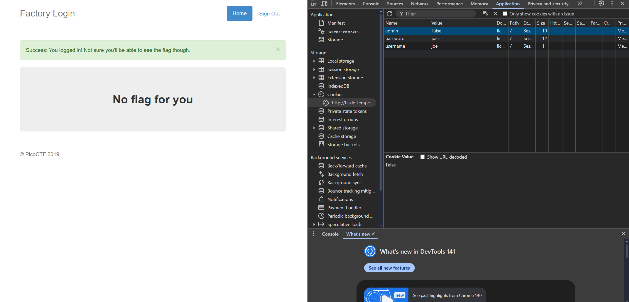 Web Exploitation – Easy